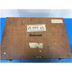 STARRETT S436E-RL OUTSIDE MICROMETER SET (1 SET OF 12)