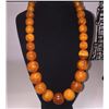 Image 1 : Antique Natural Butterscotch Egg Yolk Amber Necklace
