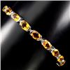 Image 1 : Natural 7x5mm Top Rich Yellow Citrine Bracelet
