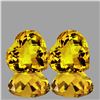 Image 1 : Natural Golden Yellow Citrine Hearts Pair Flawless