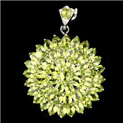 Natural Top Rich Green Peridot 82.12 Ct Pendant