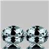 Image 1 : Natural Sky Blue Aquamarine Pair 11x9 MM - FL