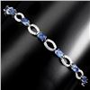 Image 1 : Natural Blue Sapphire Bracelet