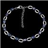 Image 2 : Natural Blue Sapphire Bracelet