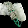 Image 2 : Natural Stone Carved Ribbon Jasper Squirrel Bracelet