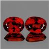 Image 1 : Natural AAA Madeira Red Orange Citrine Pair - FL