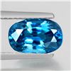 Image 1 : Natural Top AAA Electric Blue Zircon 3.10 Ct - Flawless