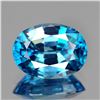 Image 1 : Natural Top Electric Blue Zircon 2.89 Ct - FL