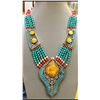 Image 1 : Tibet Natural Amber Tribal Queen Royal Necklace