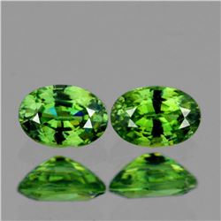 Natural AAA Premium Green Demantoid Pair 5 MM - FL