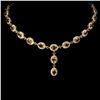 Image 1 : Natural  8x6 MM Top Yellow Citrine 164.93 Cts Necklace
