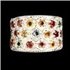 Image 2 : Natural Fancy Color Sapphire 41.53 Cts Ring