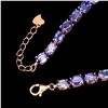 Image 3 : Natural Tanzanite & Black Spinel Cobra Bracelet
