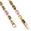Image 3 : NATURAL MULTI COLOR TOURMALINE Bracelet