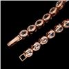 Image 3 : Natural Rare Oval 6x4mm Pink Morganite Bracelet