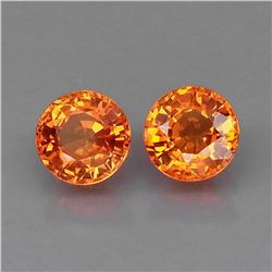 Natural Madagascar Imperial Sapphire Pair