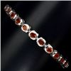 Image 2 : Natural Top Rich Orange Fire Opal Bracelet