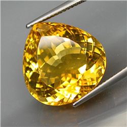 Natural  Brazil Yellow Citrine 17.46 Cts