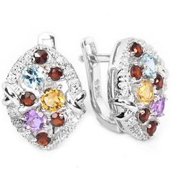 Natural Multi Gemstone EarRing