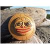 Image 3 : West Coast Native Hand Carved Moon Mask 12 Inch