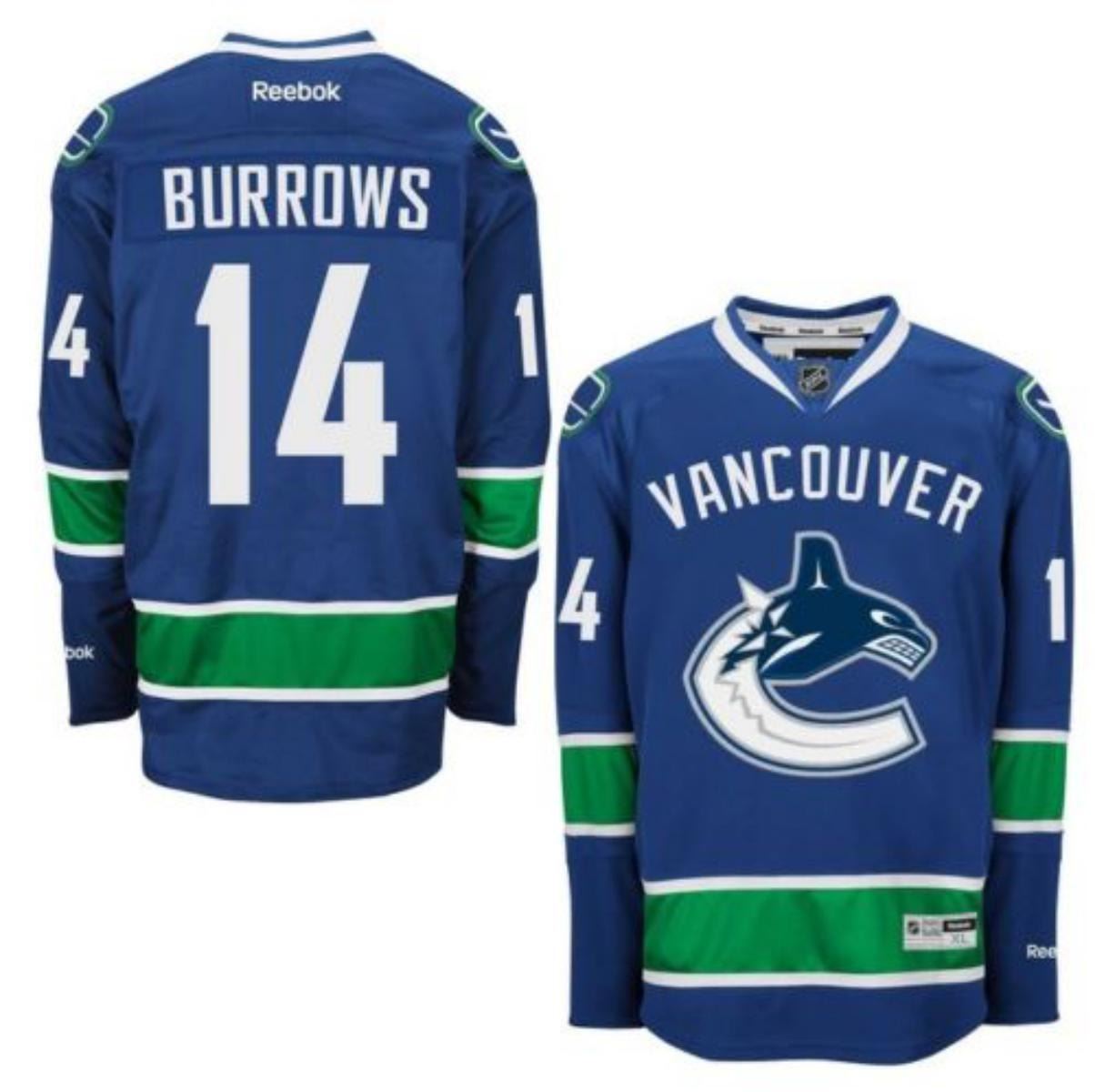 alex burrows jersey