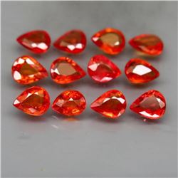 Natural Pear Red Sapphire 4.20 Cts
