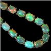 Image 2 : NATURAL AAA RAINBOW WHITE OPAL Bracelet