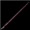 Image 2 : Mesmerizing Oval Cut 5x4mm Red  Ruby 81.05 Ct  Bracelet