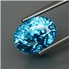 Image 1 : Natural BIG Blue Cambodian Zircon 9.68 Ct - VVS