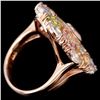 Image 3 : Ntural ROSE QUARTZ TOPAZ TANZANITE & TOURMALINE Ring