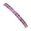 Image 1 : Nalural Pink Raspberry Rhodolite Garnet 106 Ct Bracelet