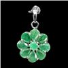 Image 1 : Natural Columbian Emerald Pendant