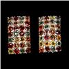 Image 1 : Natural Fancy Color Sapphire Earrings