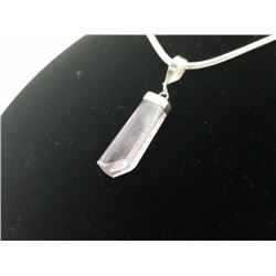 BEAUTIFUL 32 CT 6 POINT KUNZITE PENDANT.