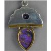 Image 2 : WOW ! NATURAL ARIZONA LAVENDER TURQUOISE PENDANT
