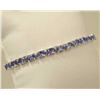 Image 2 : NATURAL 10 CT GEM WT TANZANITE TENNIS BRACELET