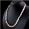 Image 1 : Certified Pink Australian Opal  Necklace