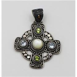 ARTISAN CRAFTED .925 & 18k CROSS