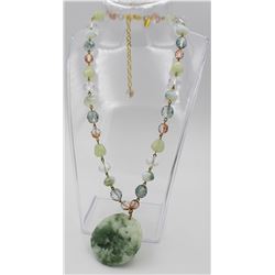 JOAN RIVERS FAUX JADE NECKLACE