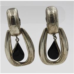 TAXCO .925 CLIP BACK EARRINGS