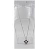 Image 2 : STERLING SILVER AND 14K NECKLACE AND PENDANT
