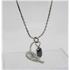 Image 2 : BEAUTIFUL .925 & SMOKEY QUARTZ NECKLACE