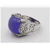 Image 2 : GORGEOUS STERLING SILVER AND PURPLE RING
