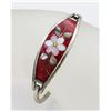 Image 2 : MEXICO .925 ALPACA BRACELET WITH SHELL AND ENAMEL