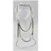 Image 1 : GROUP OF 4 HERRINGBONE "ITALY" .925 SILVER CHAIN