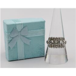 GORGEOUS STERLING SILVER AND CZ RING
