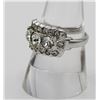 Image 2 : GORGEOUS STERLING SILVER AND CZ RING