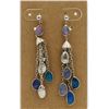 Image 1 : WHITNEY KELLY DANGLY OPAL EARRINGS
