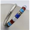Image 2 : (2) STERLING SILVER BANGLE BRACELETS
