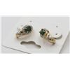 Image 3 : (3) PAIR OF GOLD-TONED .925 HOOP EARRINGS